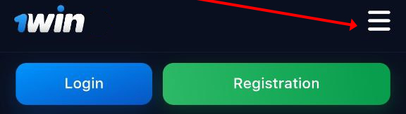 The burger menu at 1Win