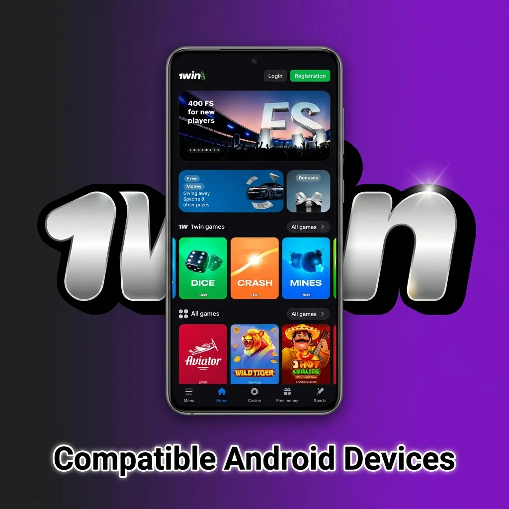 List of compatible Android devices including Samsung Galaxy, Xiaomi Redmi, Realme, Vivo, Oppo, OnePlus, Motorola, and Poco models
