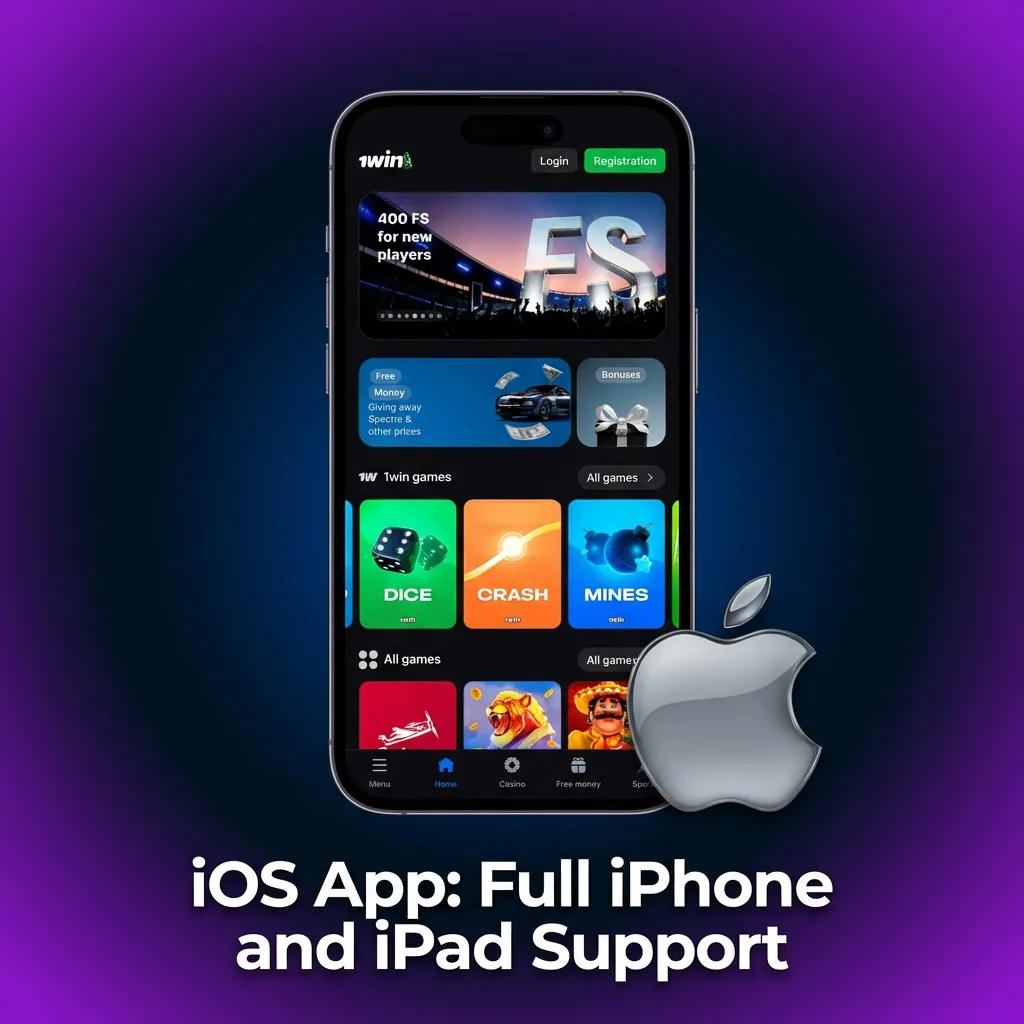 iOS app installation guide showing download button and device settings for iPhone and iPad compatibility