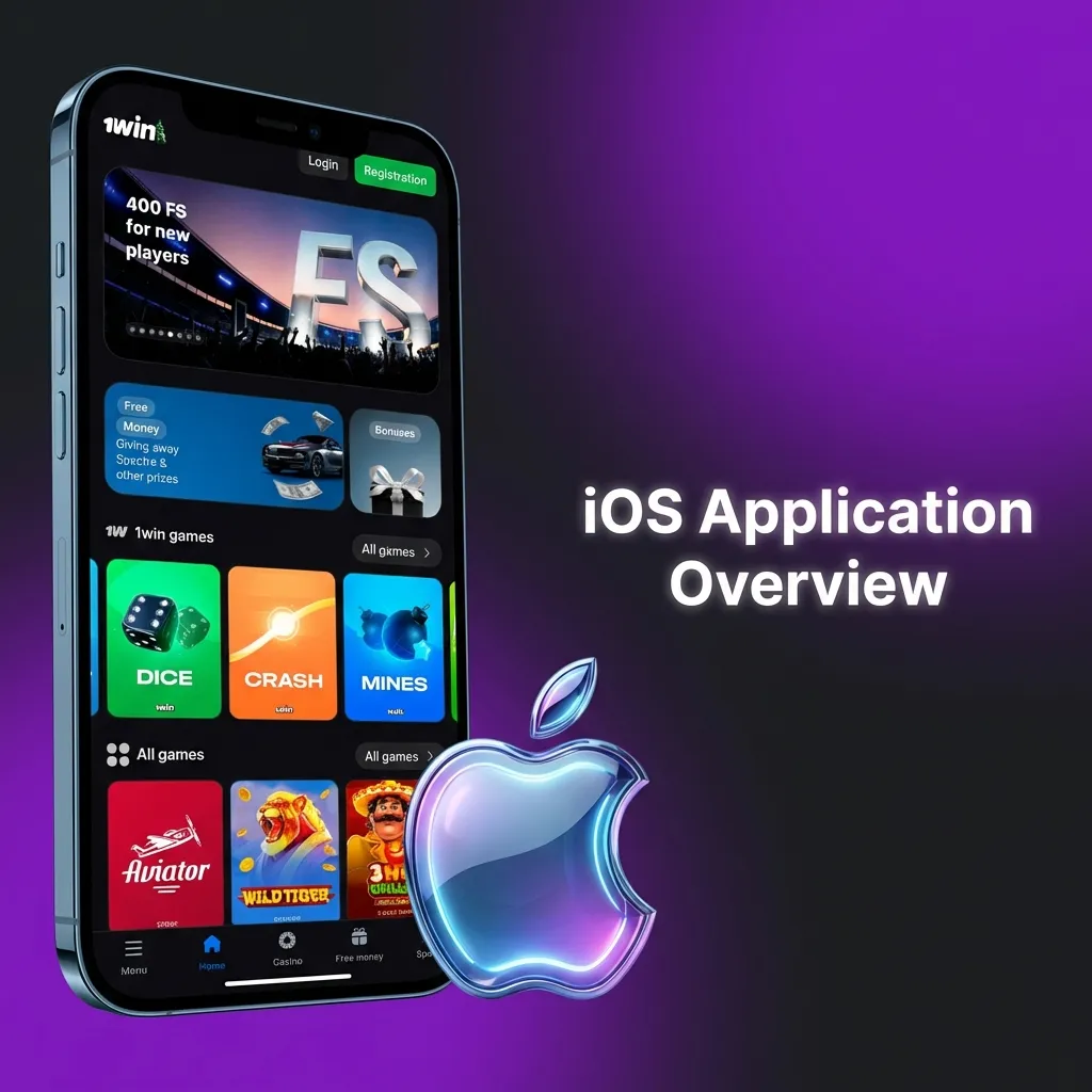 iOS betting app interface showing casino games and sports betting options on iPhone and iPad devices