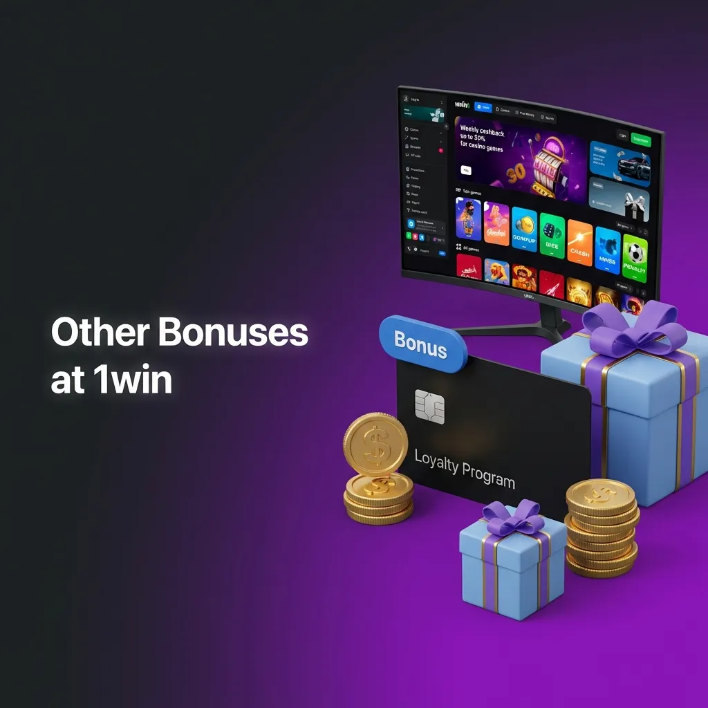 1win casino promotions including cashback, reload bonus, free bets, and loyalty rewards for active players