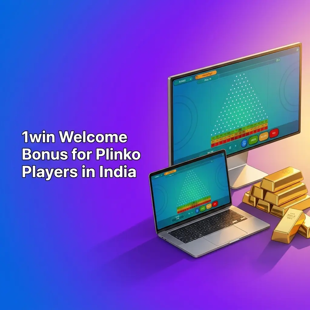 1win welcome bonus for Plinko players in India offering up to 170% on deposits starting from 300 INR