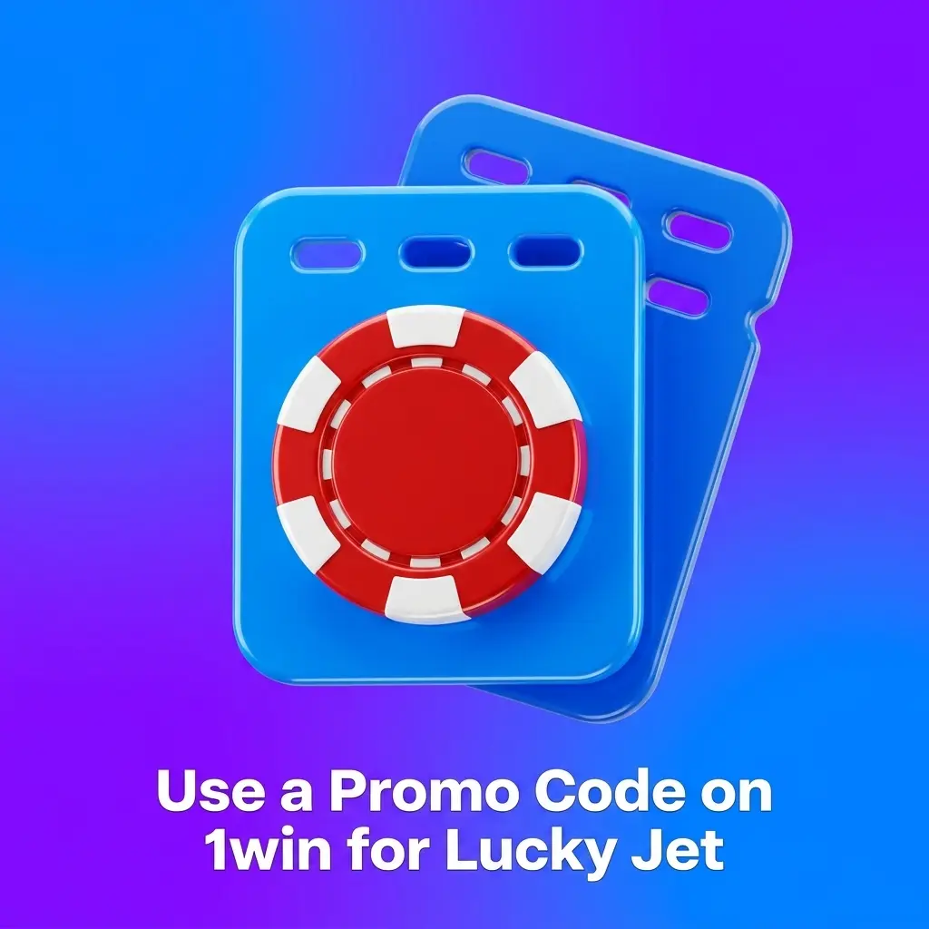 1win registration form with promo code field highlighted, showing code 1WLUCKY entry for Lucky Jet welcome bonus